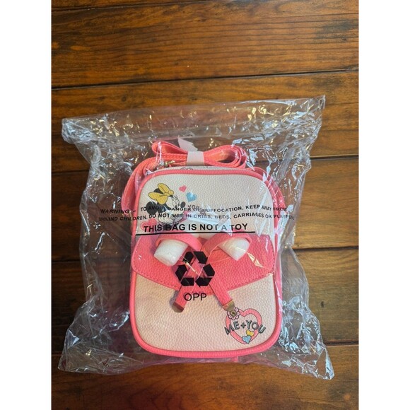 NWT Disney WondaPop Minnie Mouse Me + You Crossbody Bag Pink Bow Kawaii Ruz main image 8